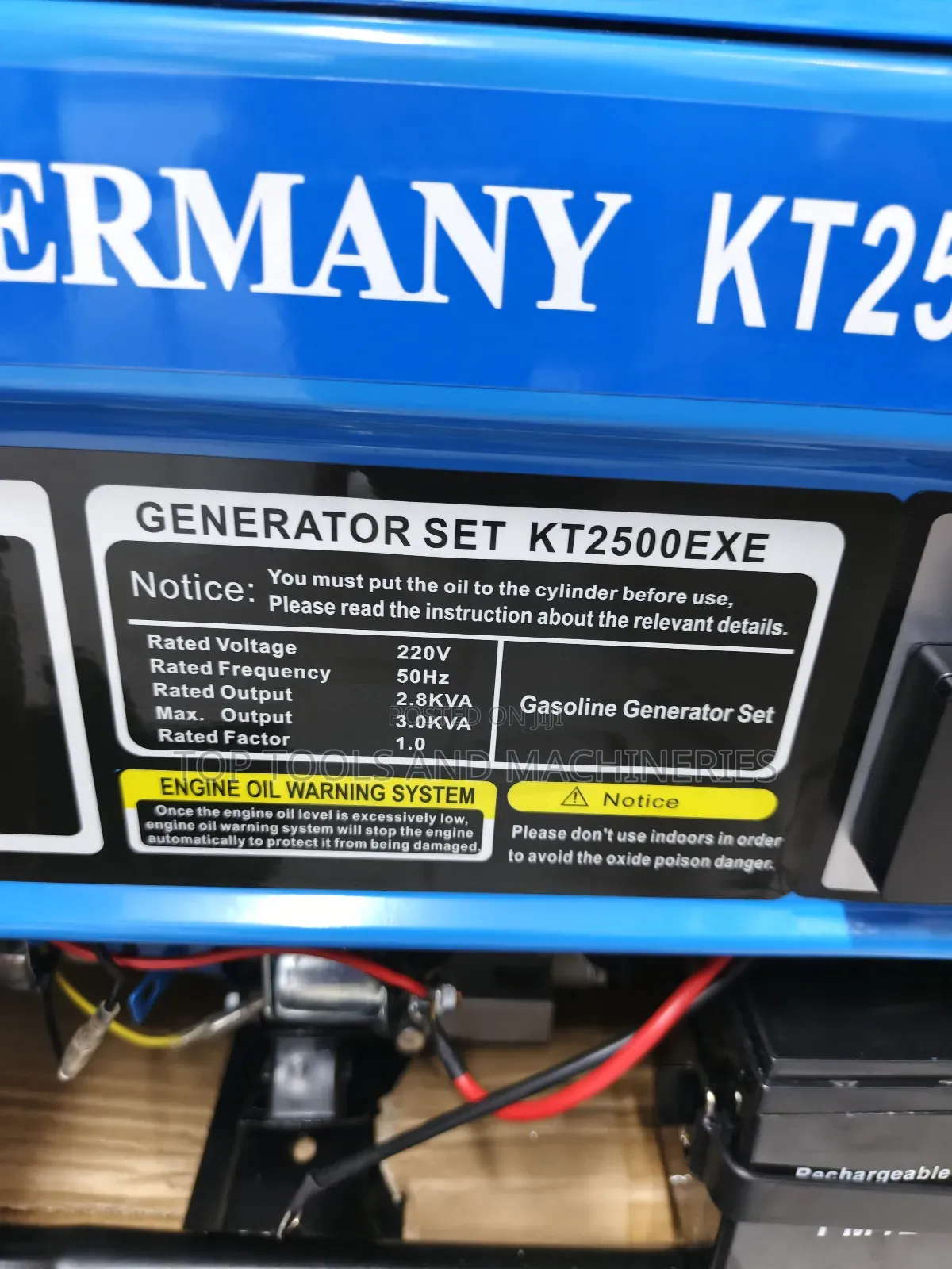 Kato Germany 3kva 4-Stroke Keystart Petrol Generator