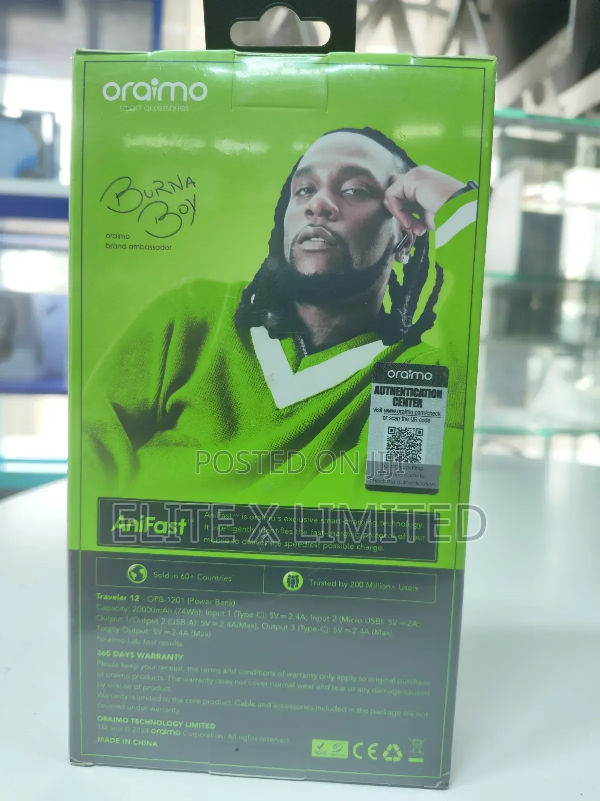 Oraimo Traveler 12 | Opb-1201 |