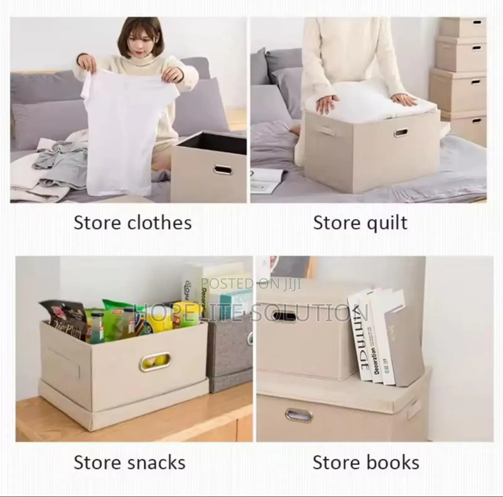 Foldable Box With a Lid