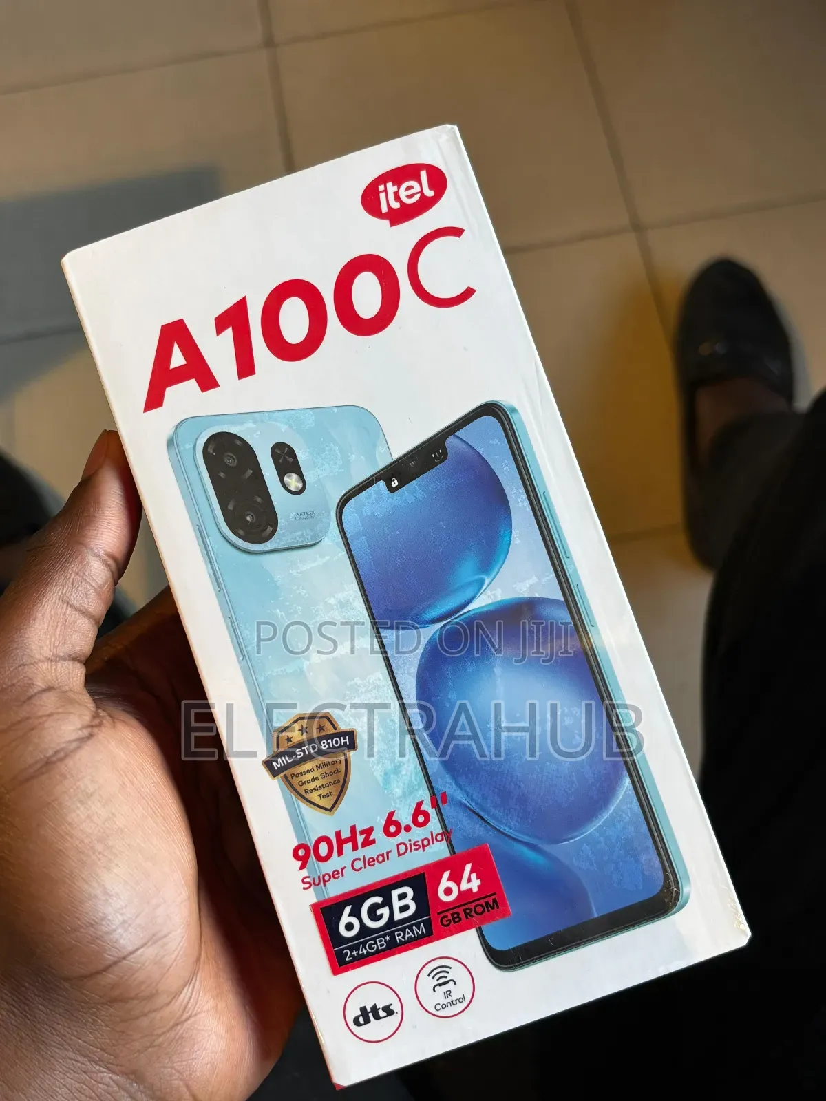 New Itel A100C 64 GB Black