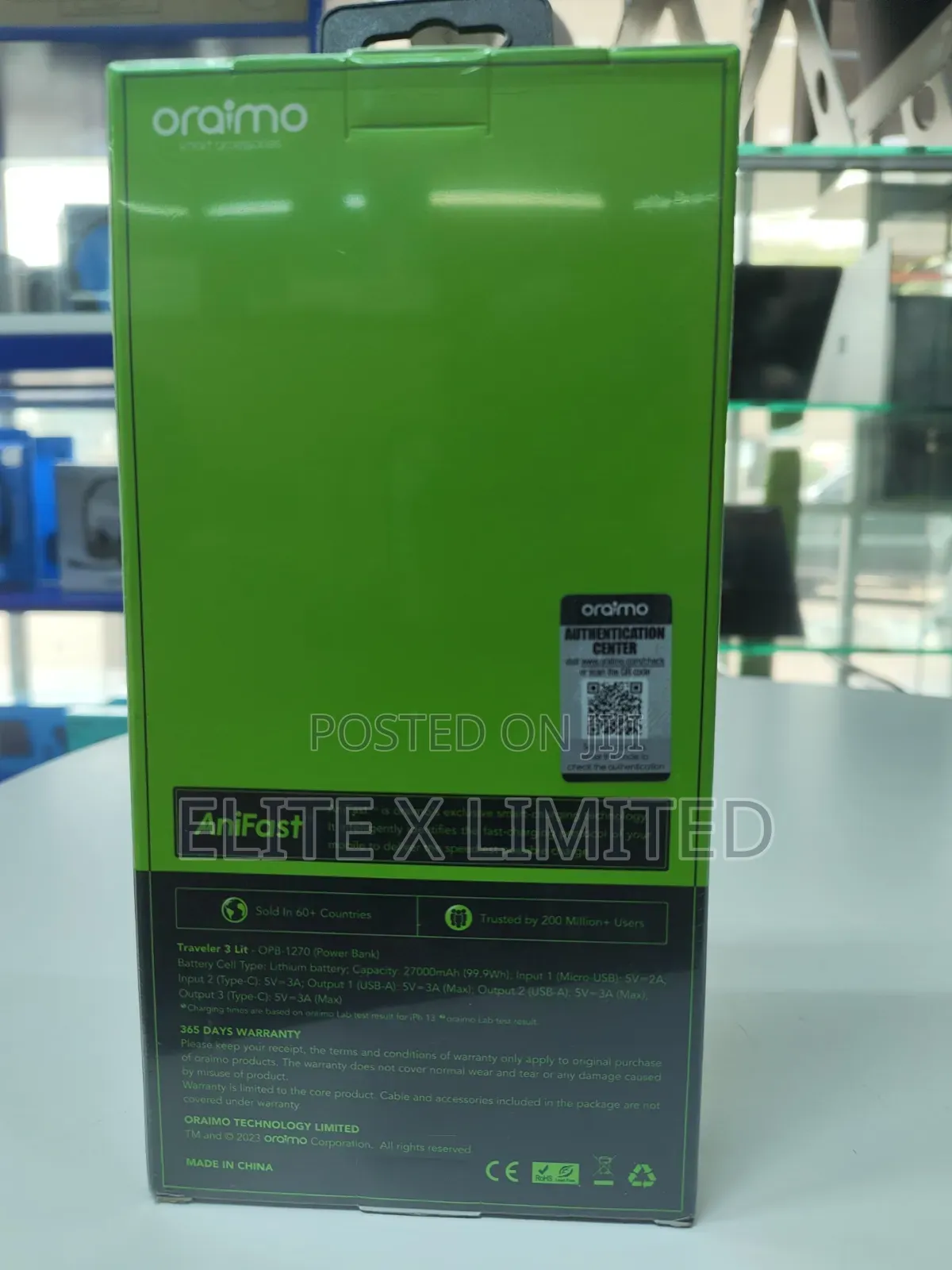 Oraimo Traveler 3 Lit