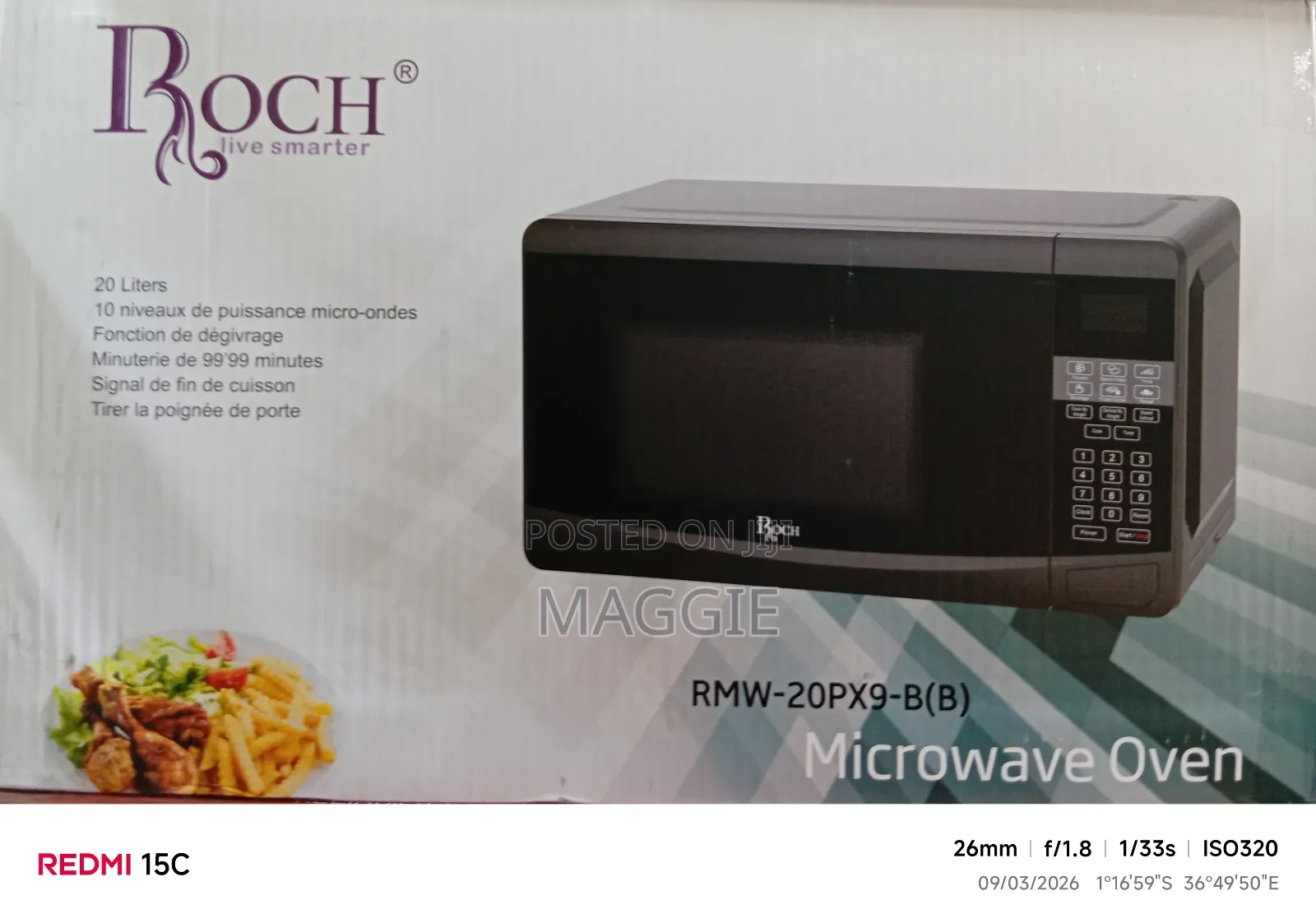 Roch Rmw-20px9-b(B) Microwave Oven