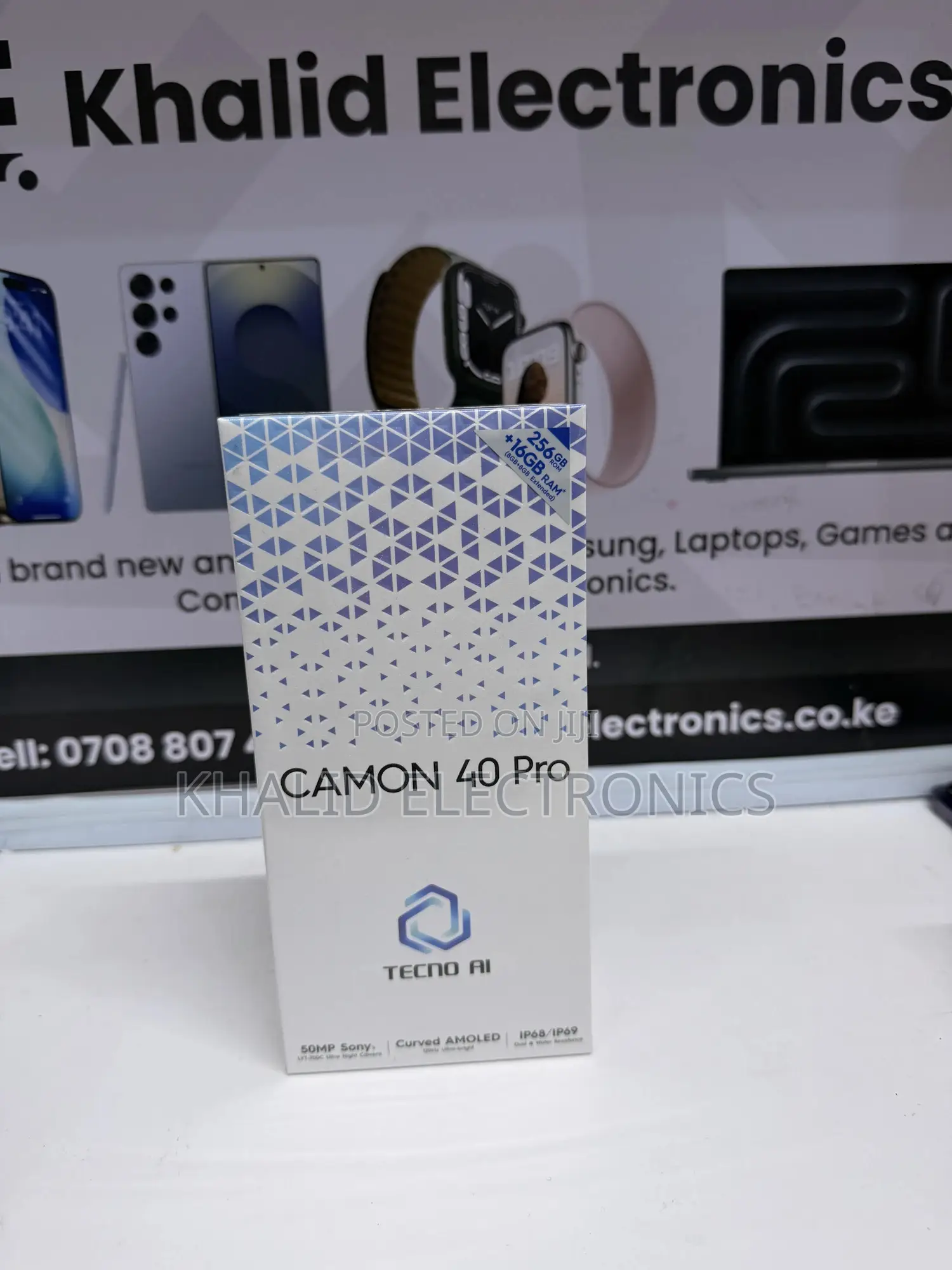 New Tecno Camon 40 Pro 4G 256 GB Black