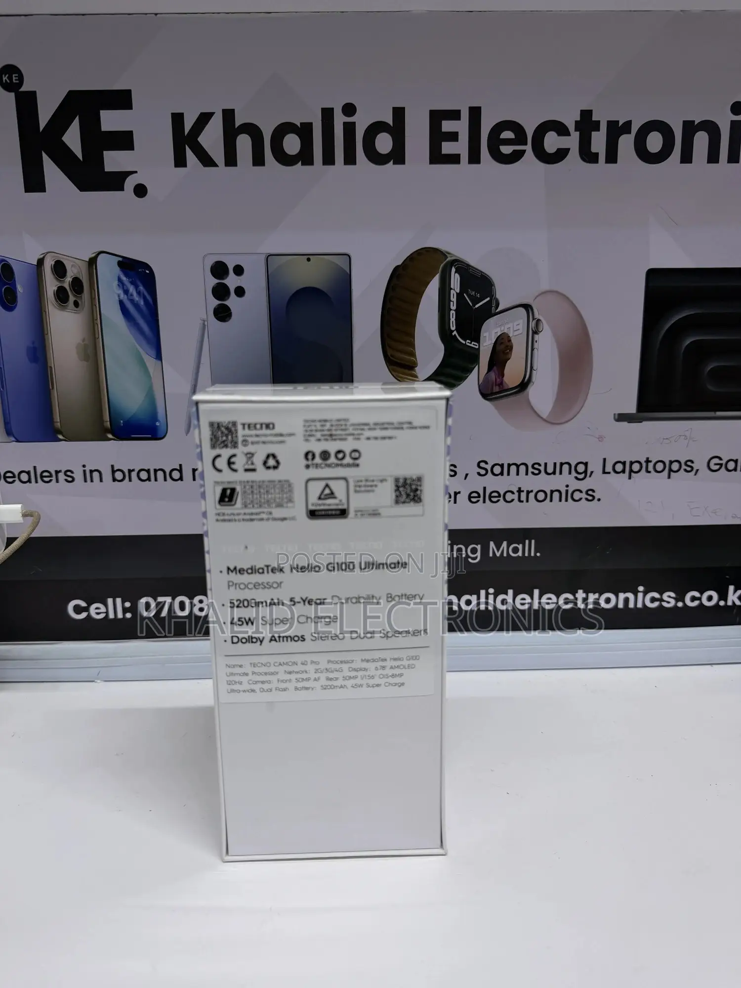 New Tecno Camon 40 Pro 4G 256 GB Black