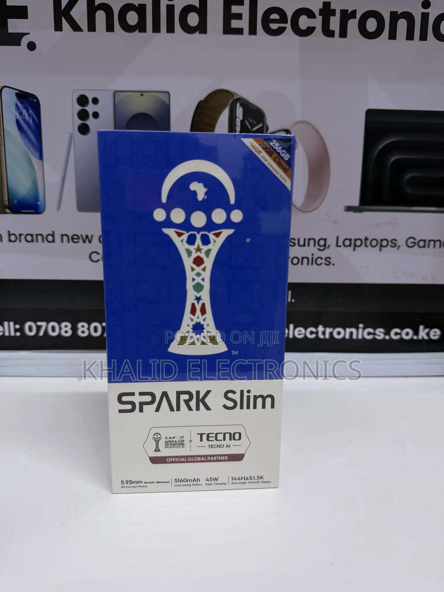 New Tecno Spark Slim 256 GB Black