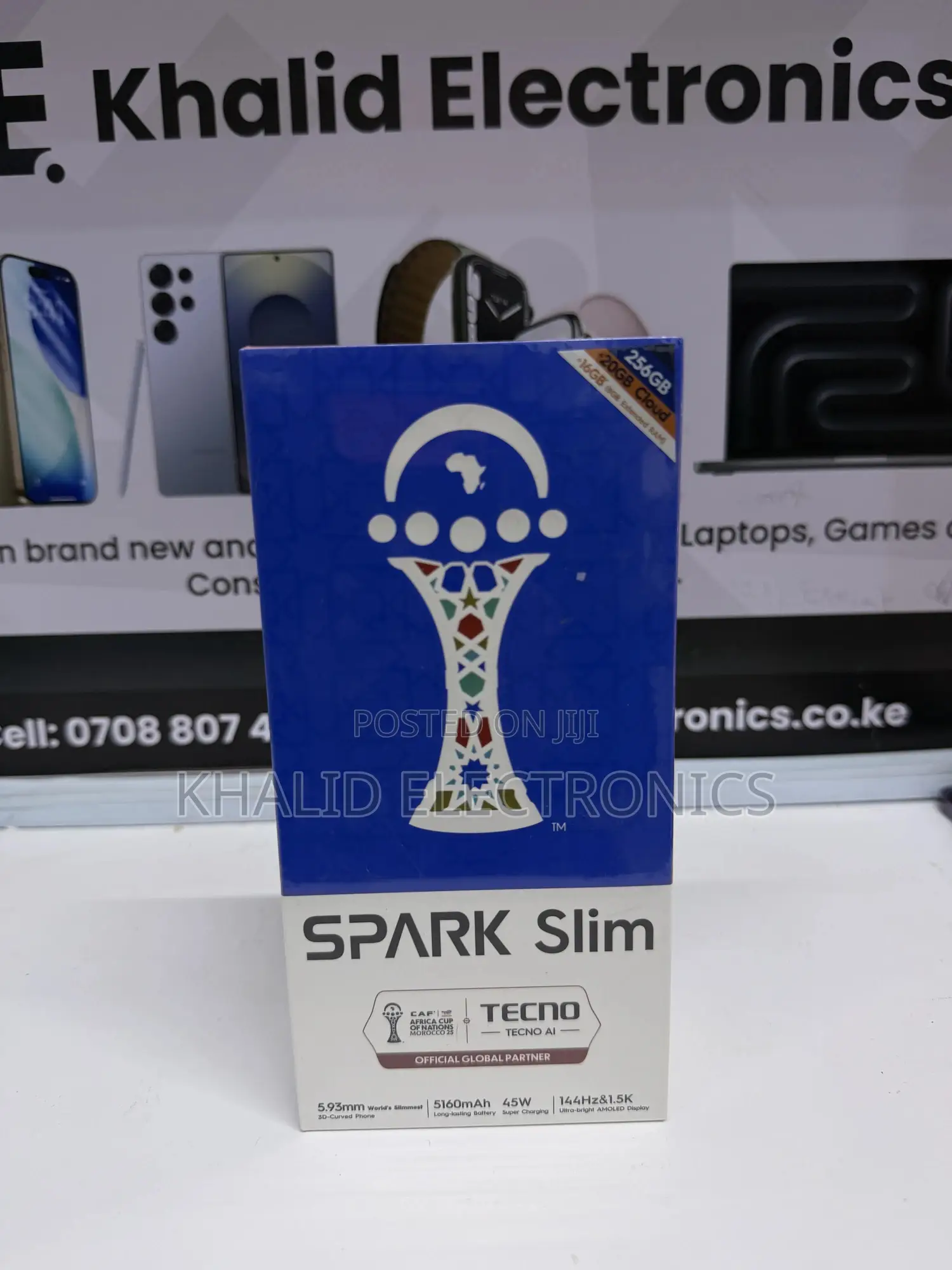New Tecno Spark Slim 256 GB Black