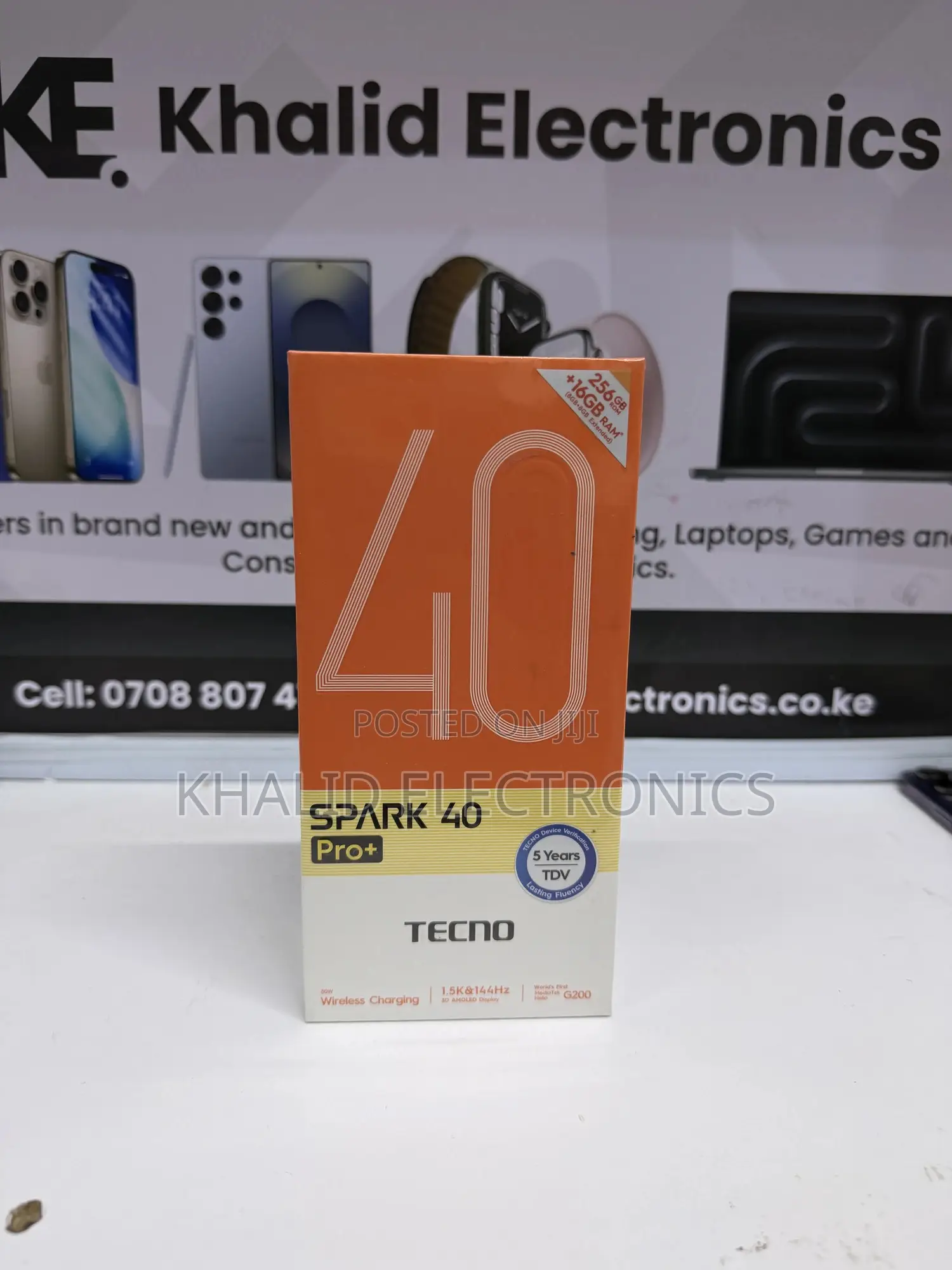 New Tecno Spark 40 Pro+ 256 GB Black