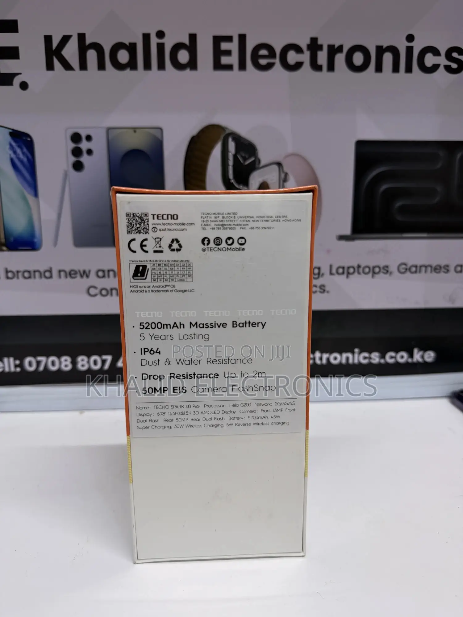 New Tecno Spark 40 Pro+ 256 GB Black