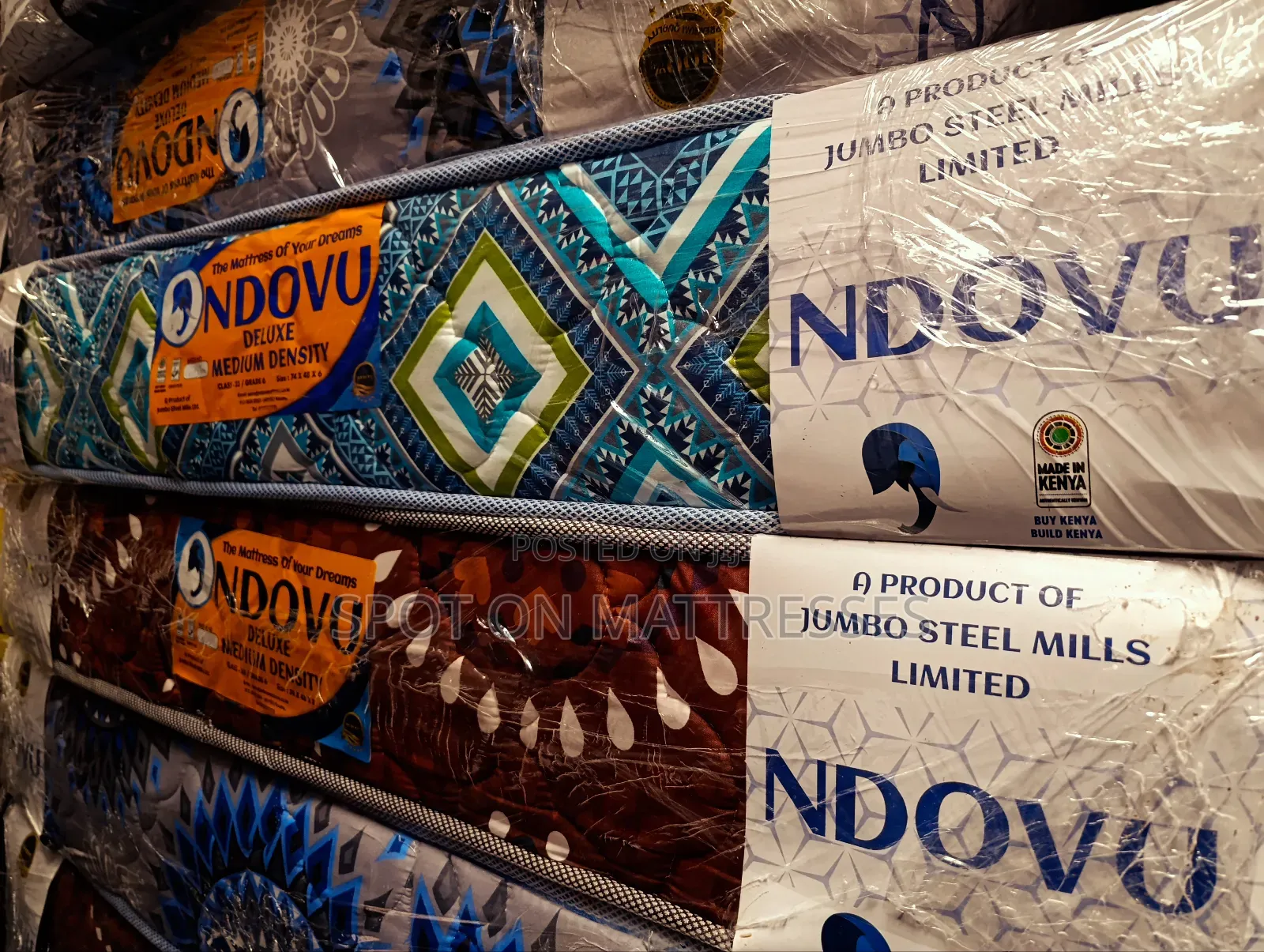 5x6x8 Quilted Printed Mattresses. Free Delivery Within Nairobi.