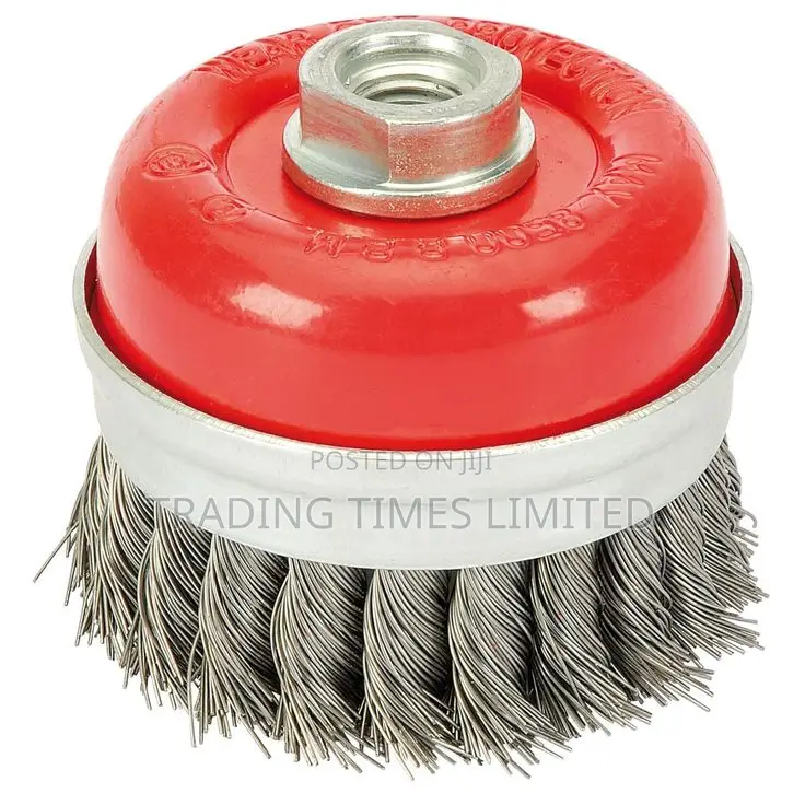 Cup Wire Brush 4" Smooth