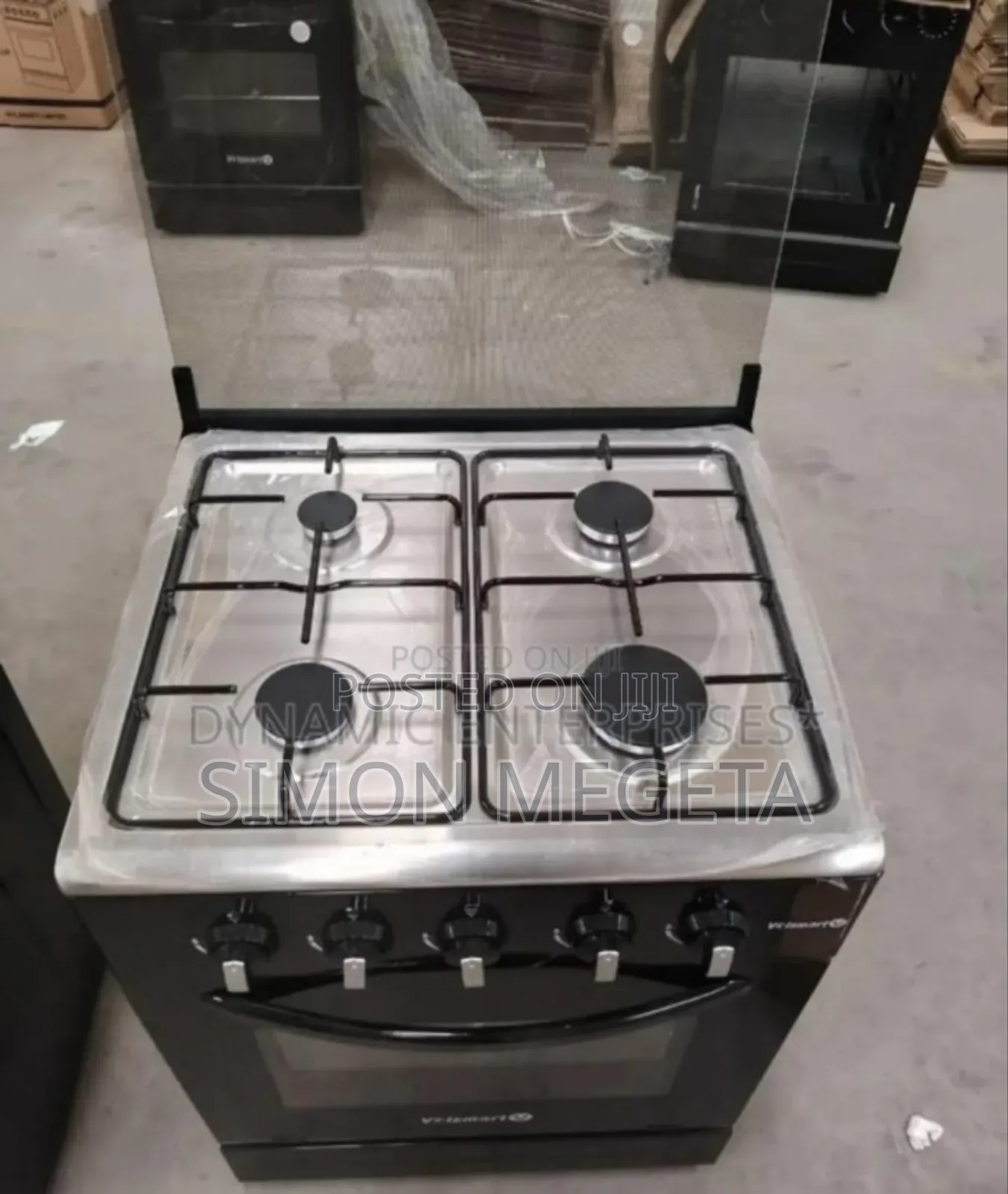 With 5knob Setting Volsmart 60*60 Full Gas Cooker. 
