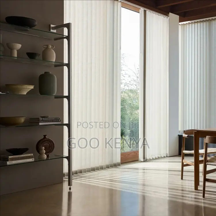 Home Curtain; Vertical Window Blinds For Indoor Light Filtering