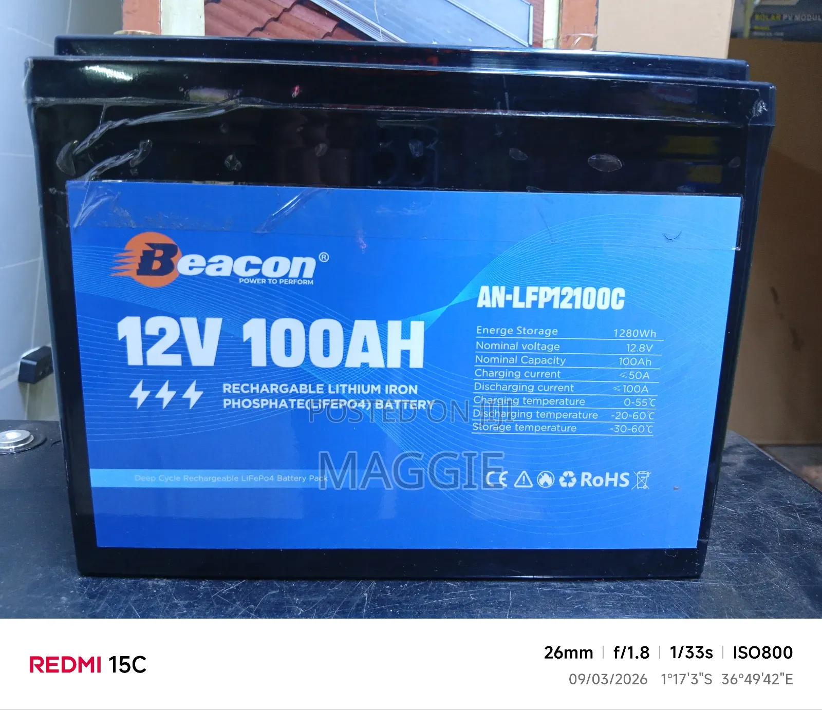 Beacon 100ah 12v Lithium Battery