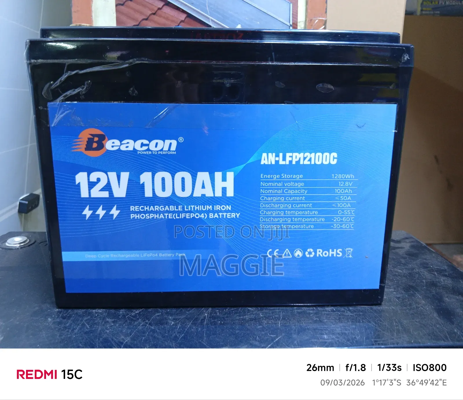 Beacon 100ah 12v Lithium Battery