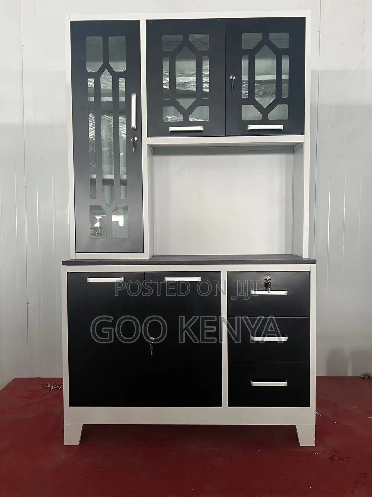 Home Kitchen Cabinet; Premium Multi-shelf Wooden Cabinet For Kitchen