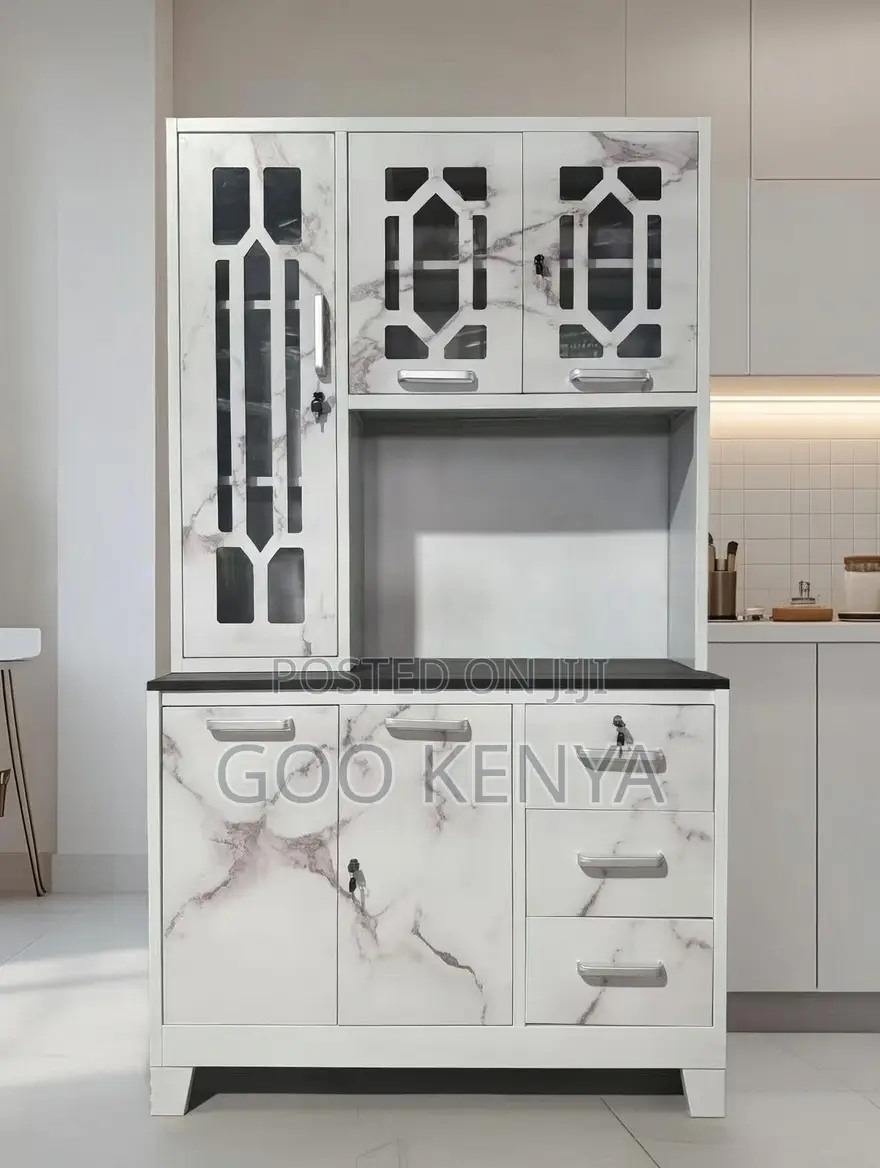Home Kitchen Cabinet; Premium Multi-shelf Wooden Cabinet For Kitchen