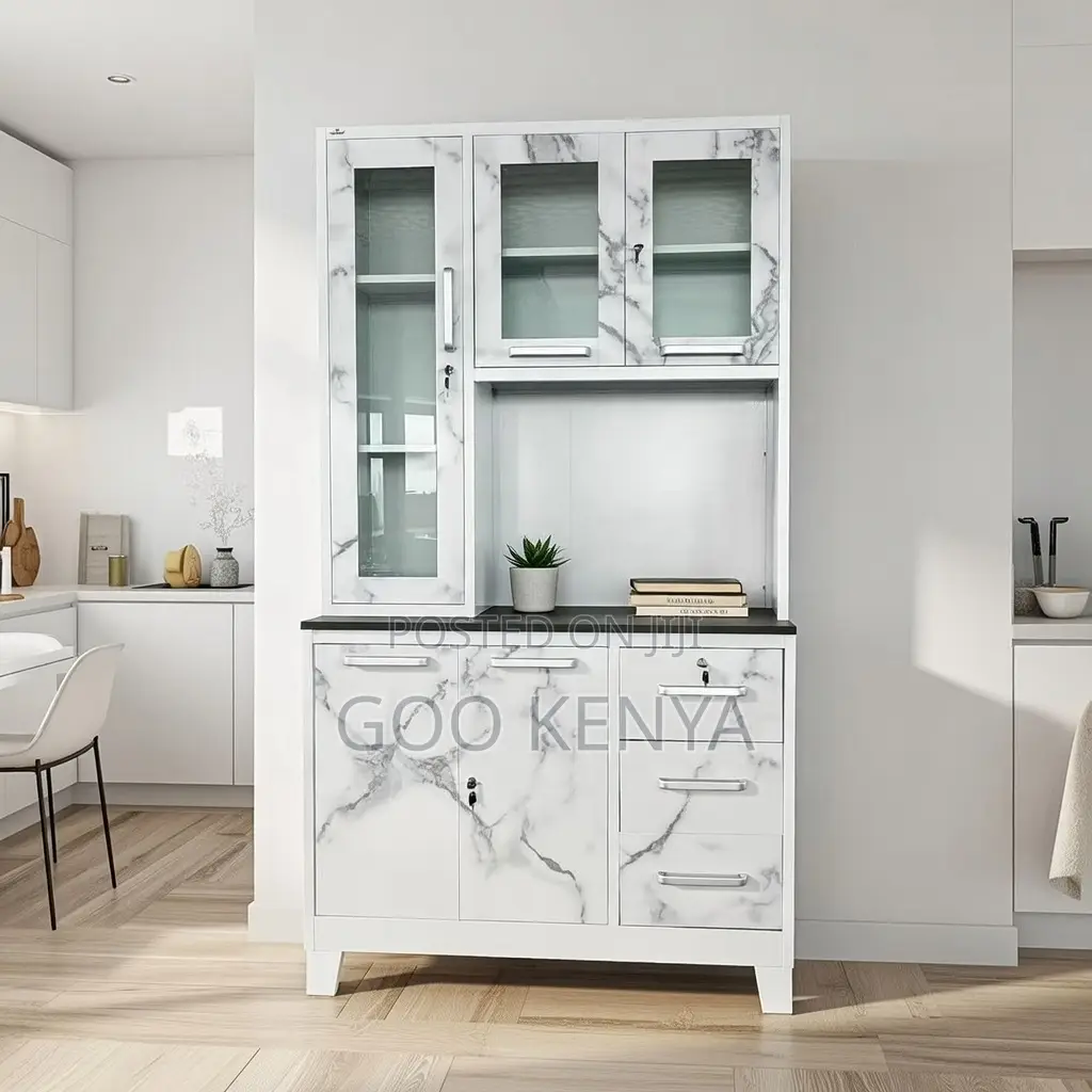 Home Kitchen Cabinet; Premium Multi-shelf Wooden Cabinet For Kitchen