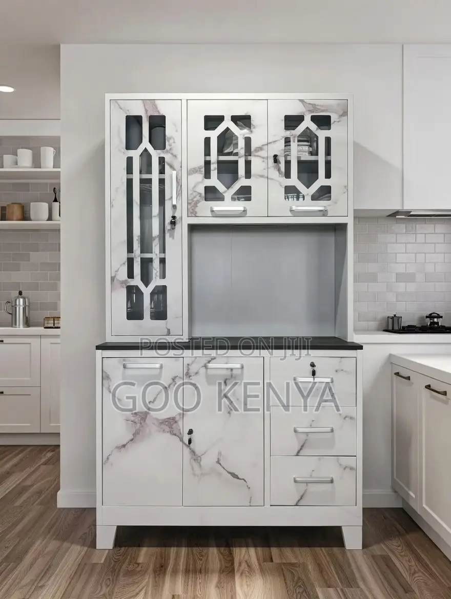 Home Kitchen Cabinet; Premium Multi-shelf Wooden Cabinet For Kitchen