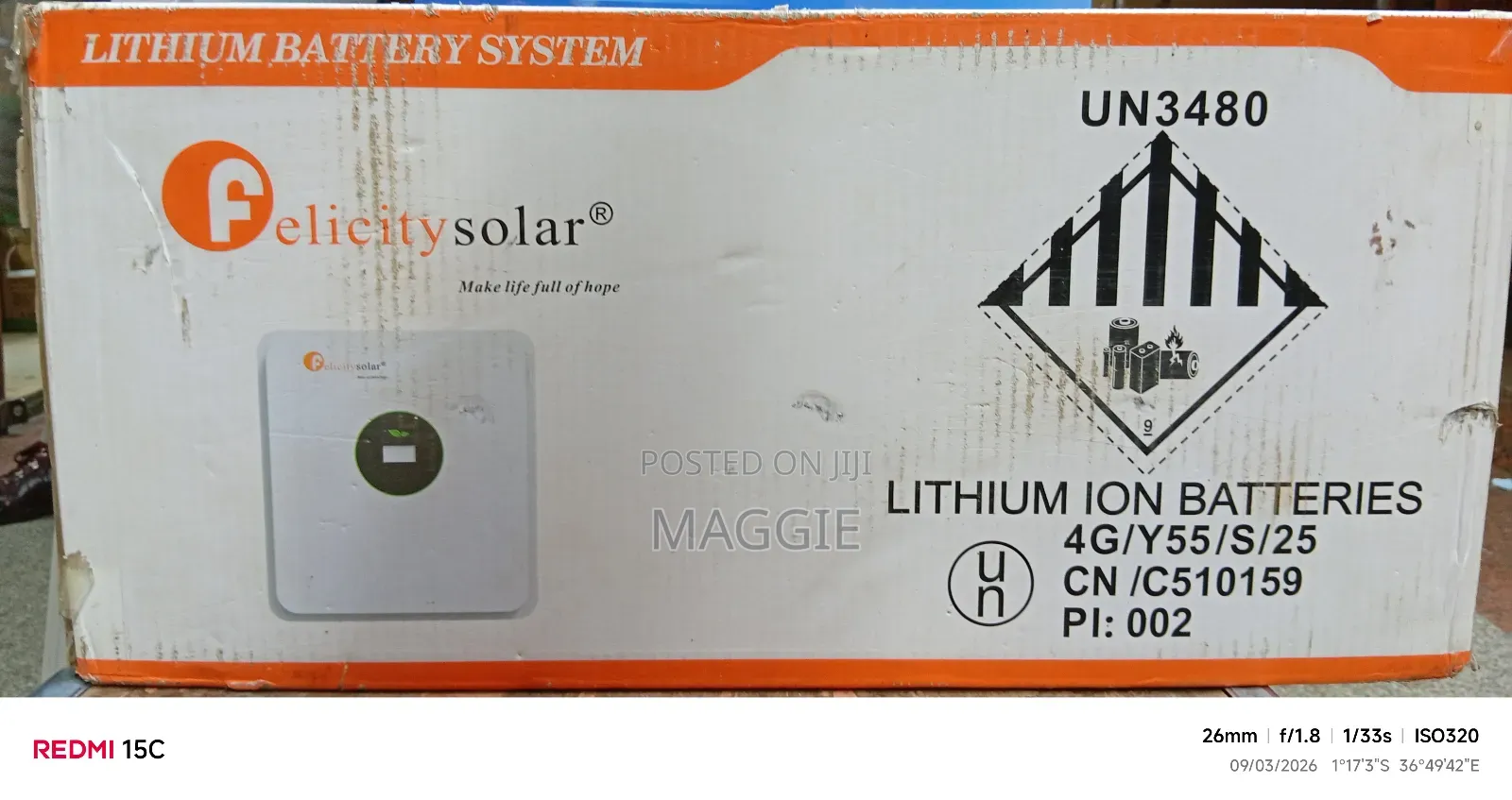 Felicity Solar Lithium Battery