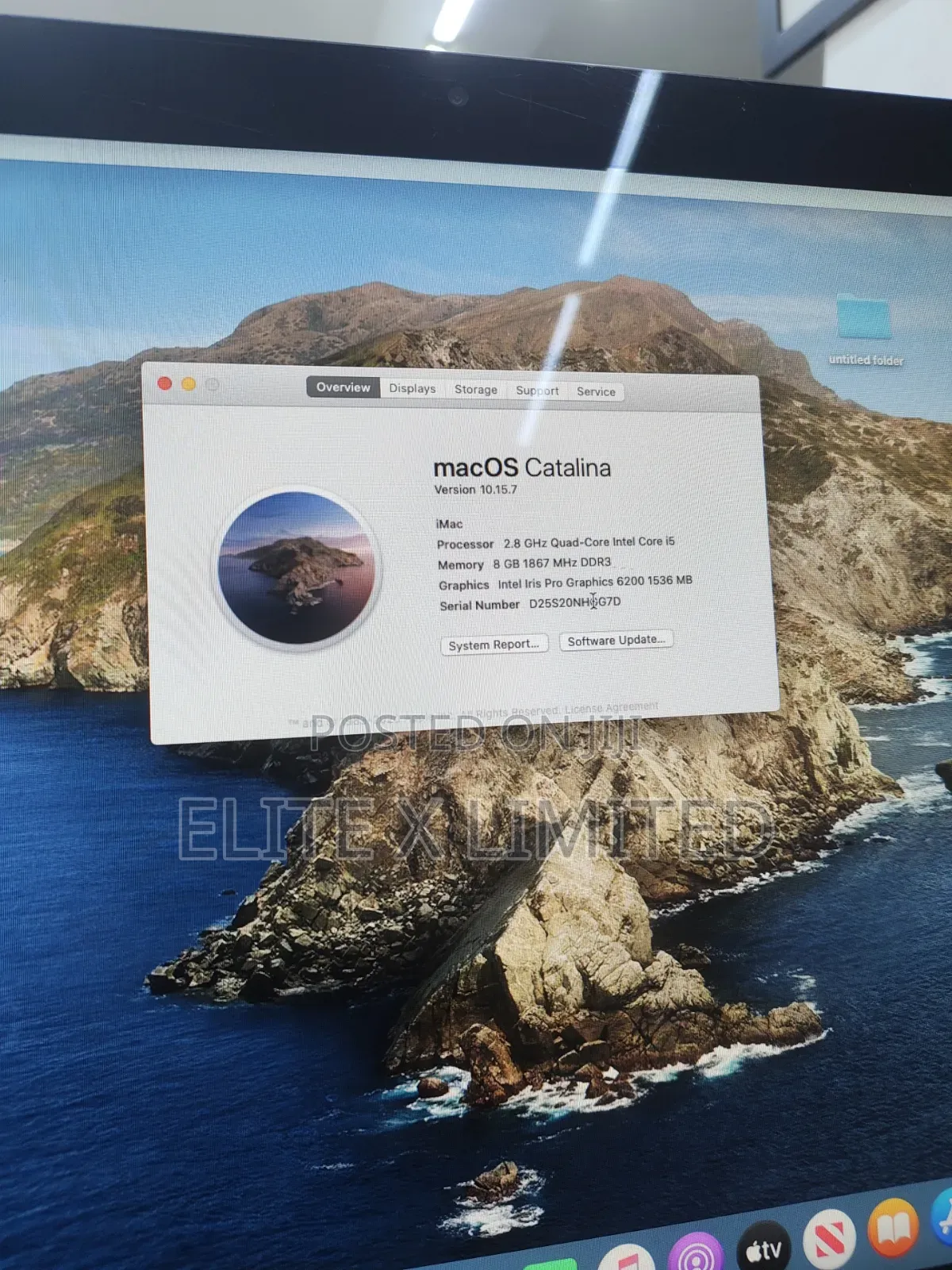 Desktop Computer Apple iMac 8GB Intel Core i5 HDD 1T