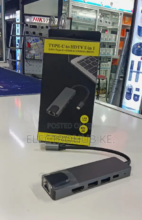 Usb-c 5 In 1 Hdmi,Lan Type Usb Hubs