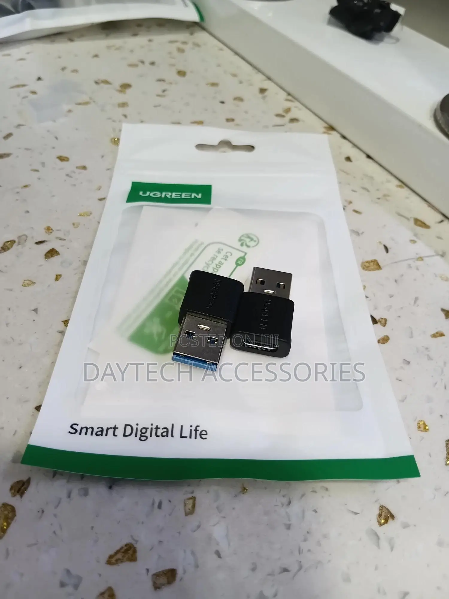 This Is a Ugreen Usb-a 3.0 Male to Usb-C 3.1 Female Adapter 2 Pack