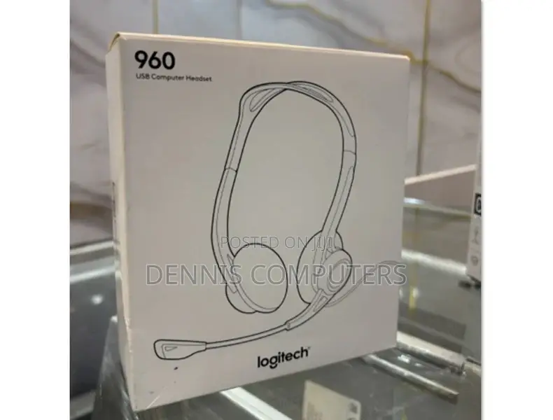 Logitech H960 Office Usb Headset With Noise-Canceling Mic
