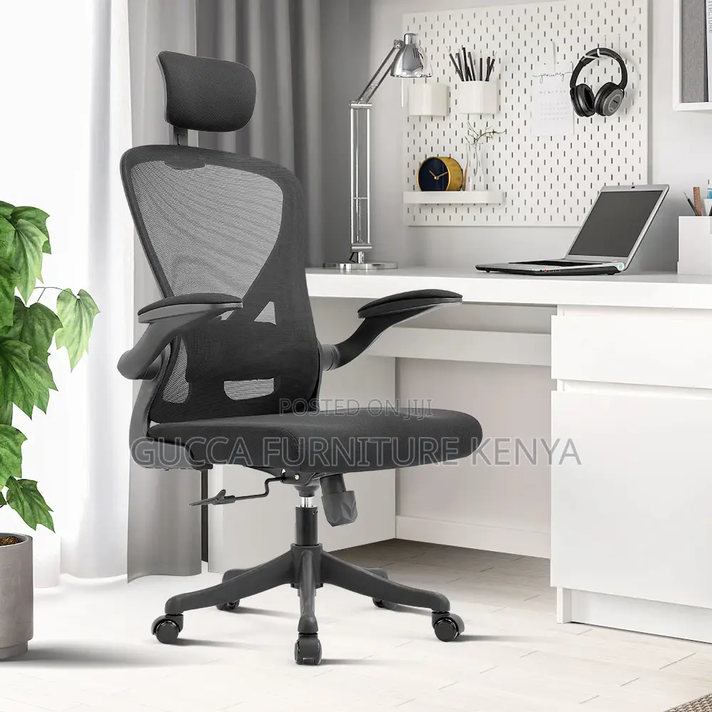 Office Ergonomic Desk Chair With Flip Armrest
