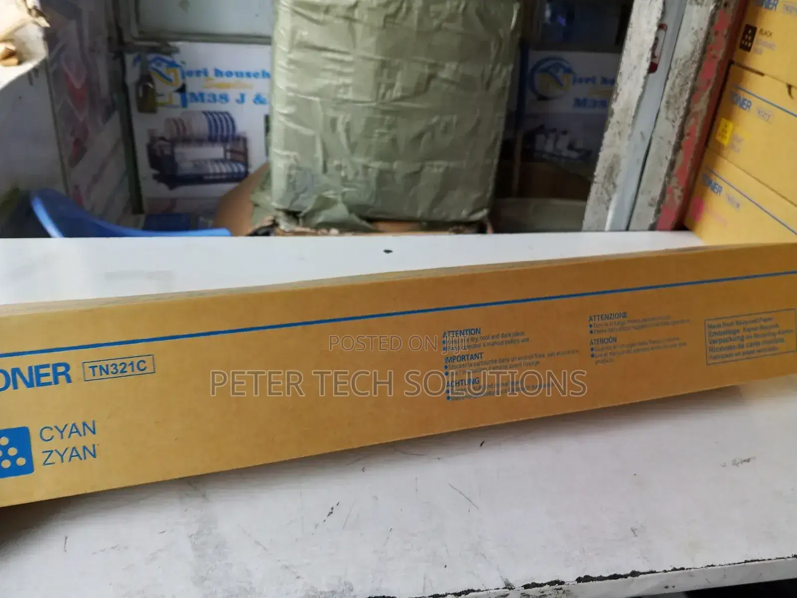 Genuine Tn321 Toner Cartridge-cyan