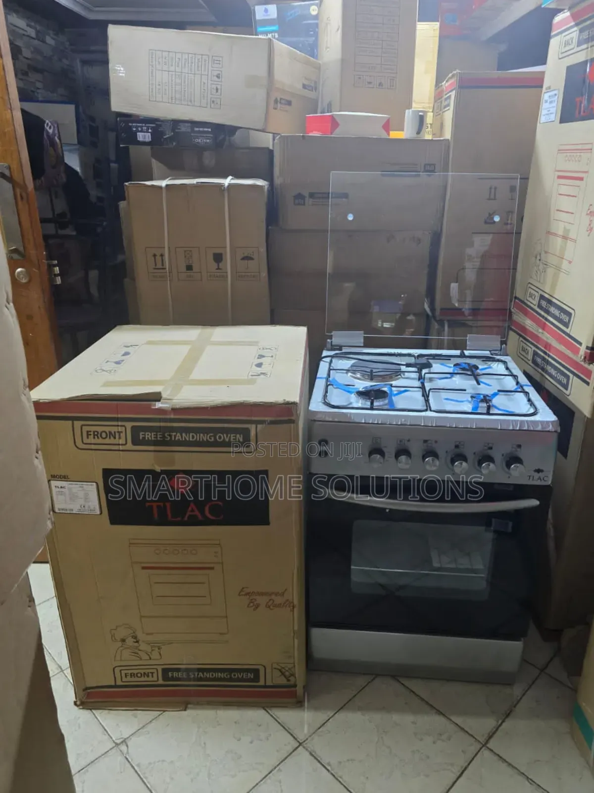 60*60 Tlac  3+1 Standing Cooker With Gas Sensor