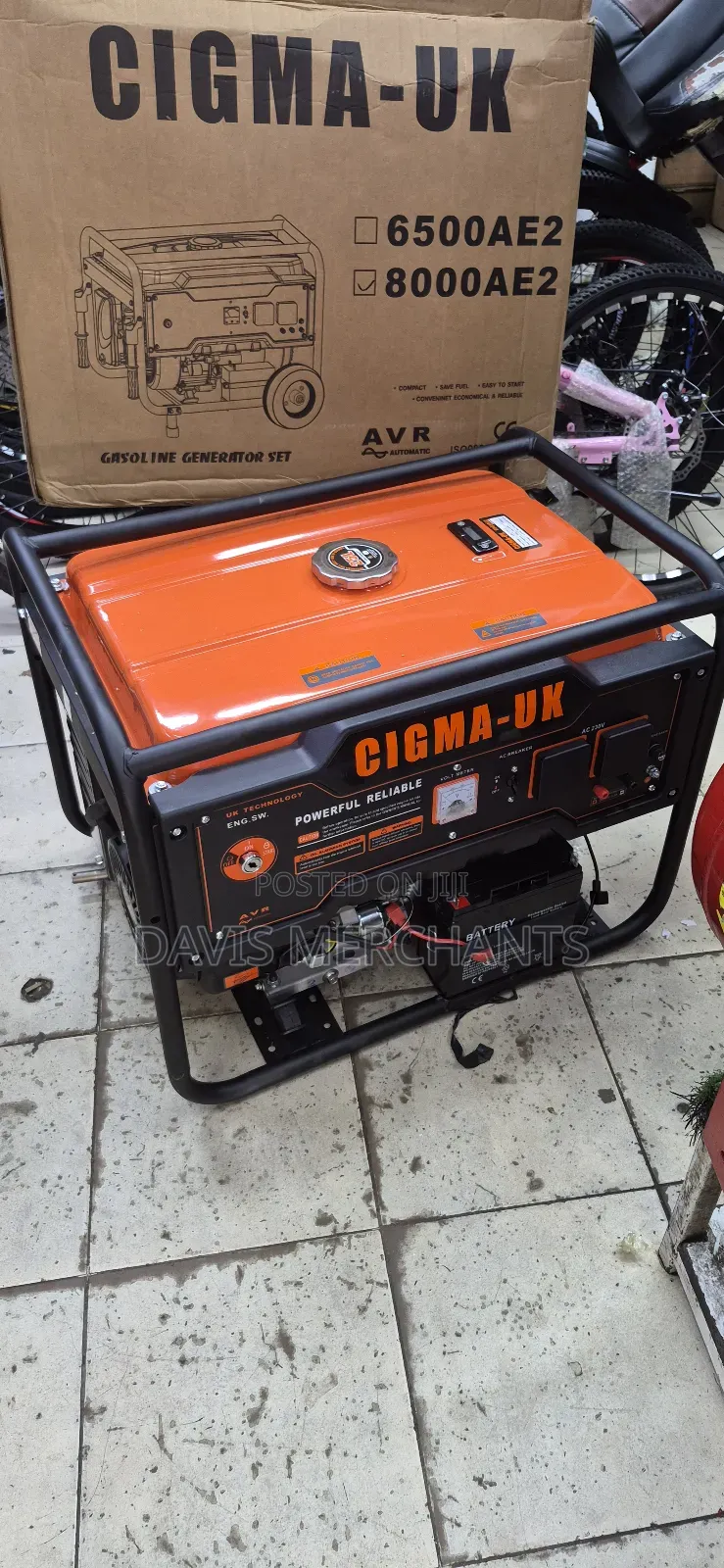 Generator Machine With 6.5kva Petrol Powered