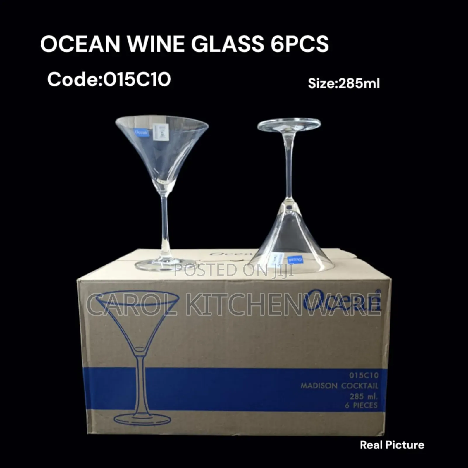 Oven Wine Glass/6 PCS Ocean