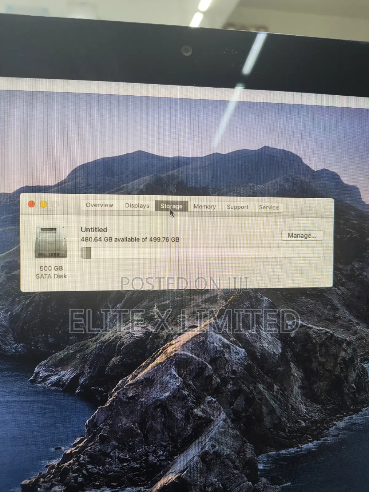 Desktop Computer Apple iMac 8GB Intel Core i3 HDD 500GB