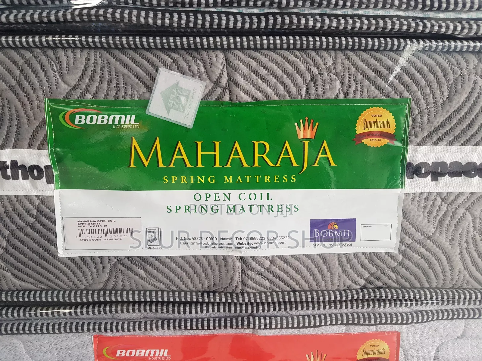 6×6 Maharaja Orthopaedic Mattress