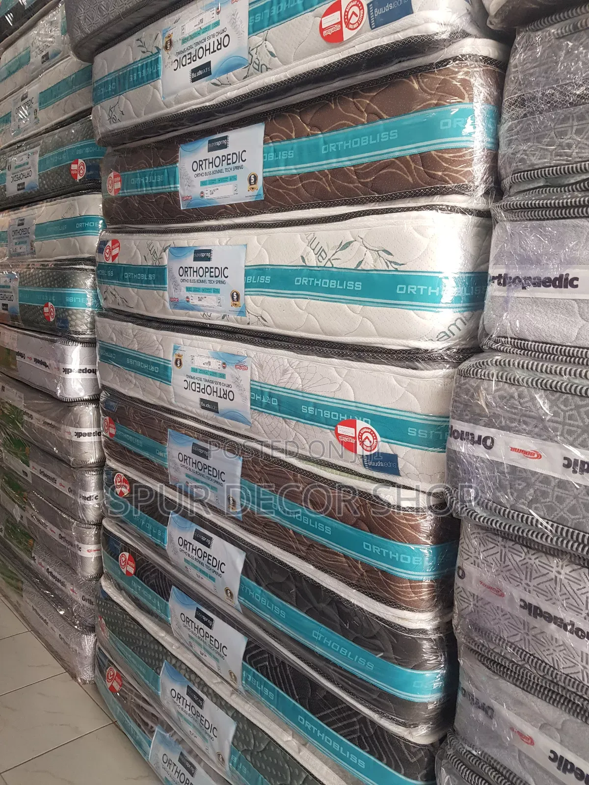 5×6 Orthobliss Spring Mattress 10 Inches