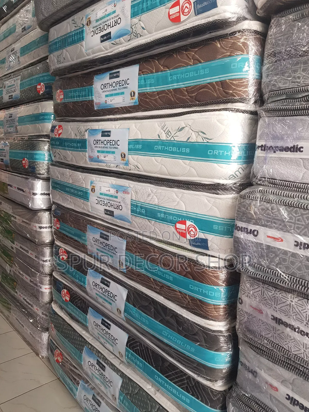 5×6 Orthobliss Spring Mattress 10 Inches