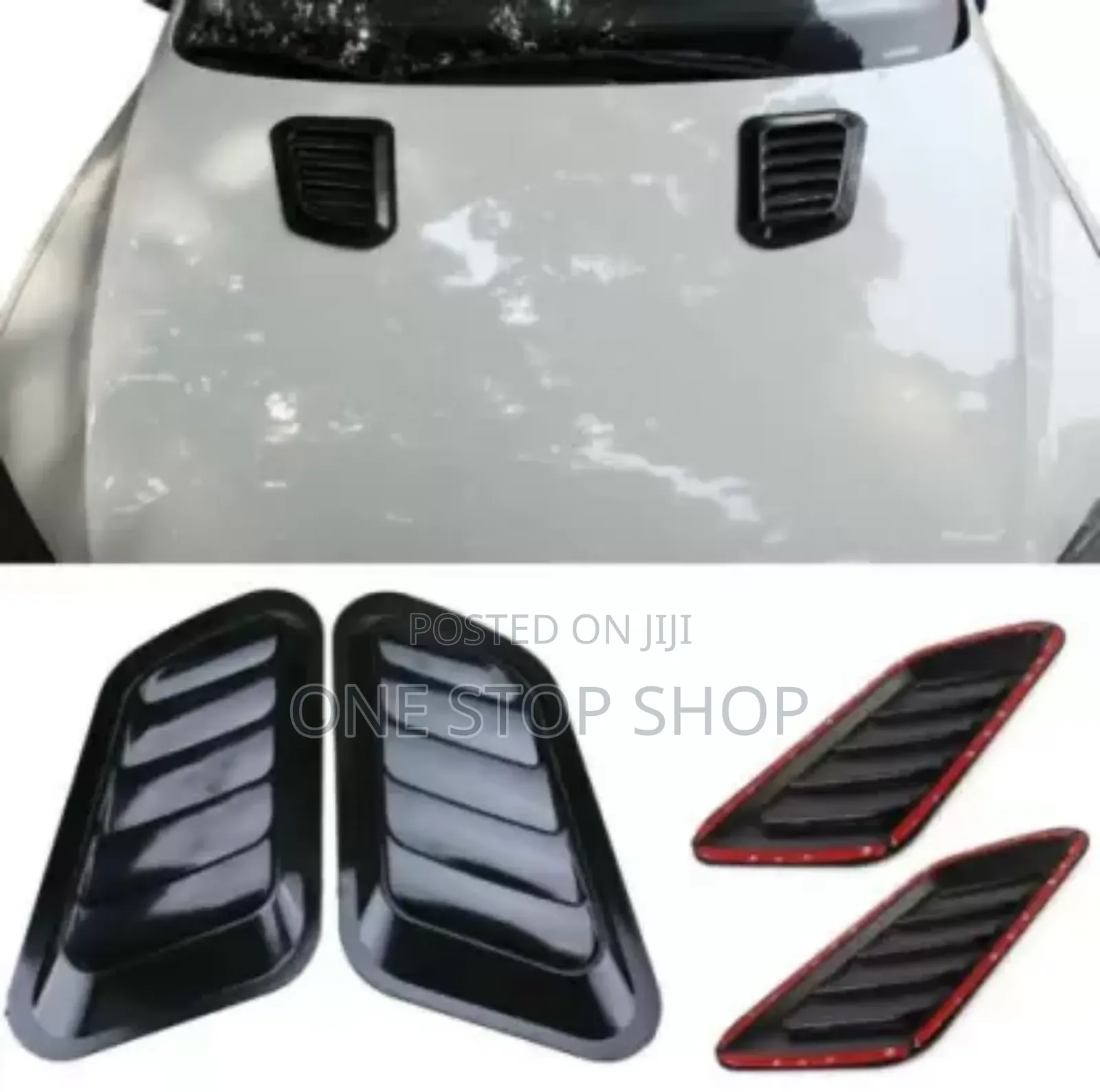 2pcs Universal Hood Air Vent Intake Trim Covers For Bonnet