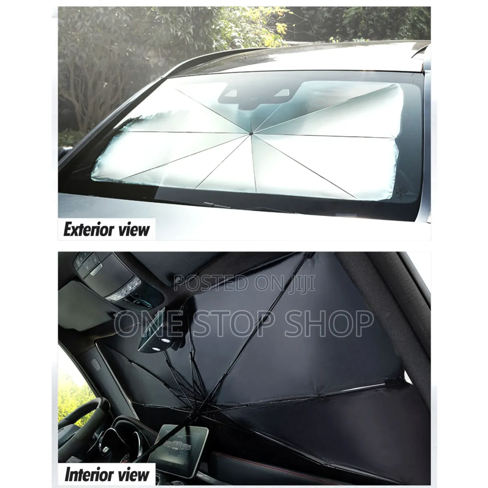 Foldable Automatic Car Umbrella Designed Sunshade Umbrella