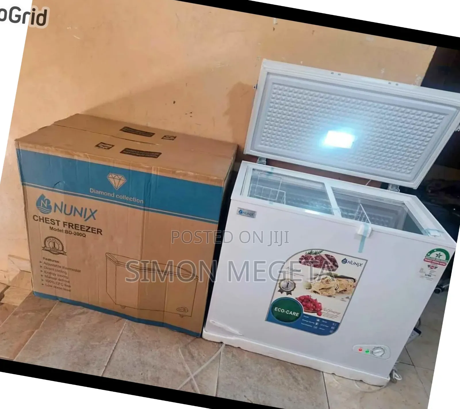 Nunix 200 Litres Freezer Available Payment on Delivery