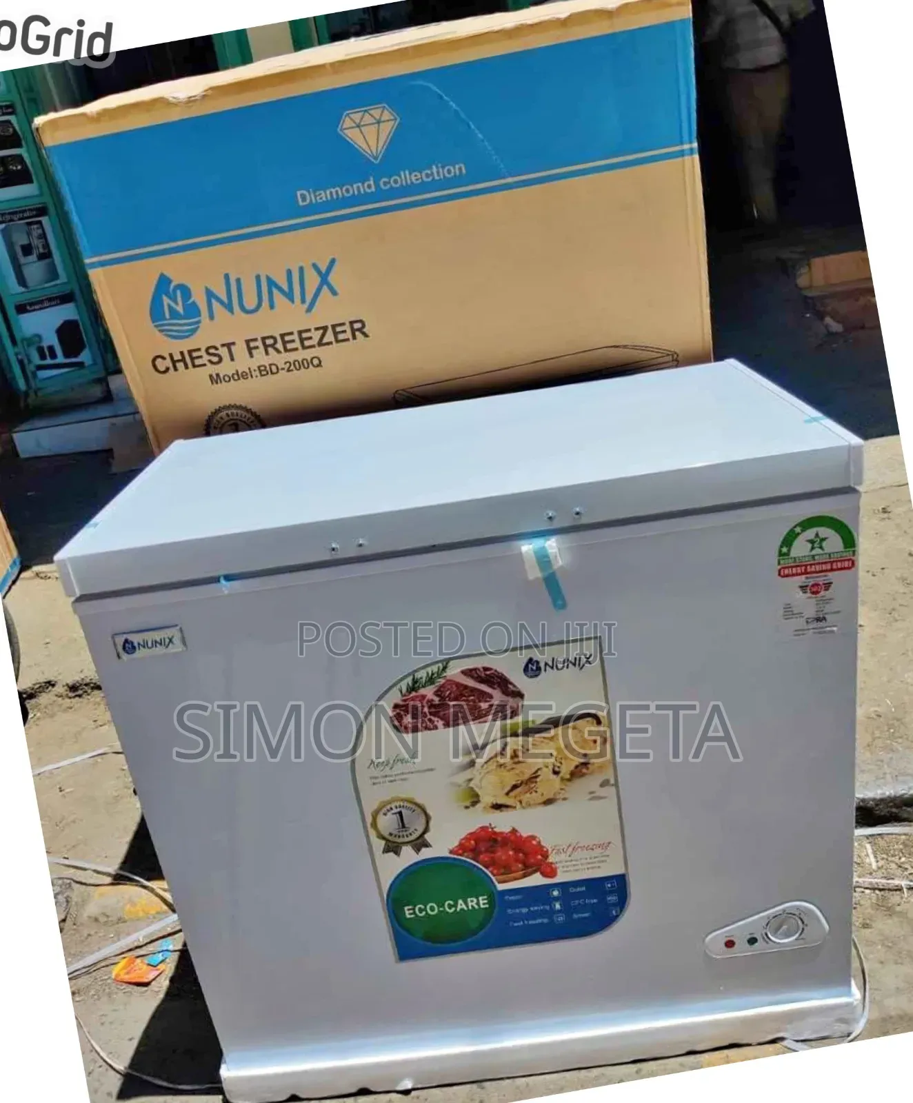 New Nunix 200 Litres Freezer in Stock