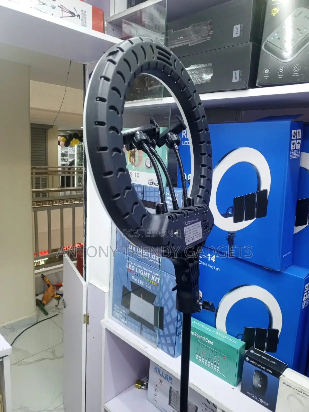 Rl-14 14" Soft Led Ring Light With Adjustable Tripod Stand