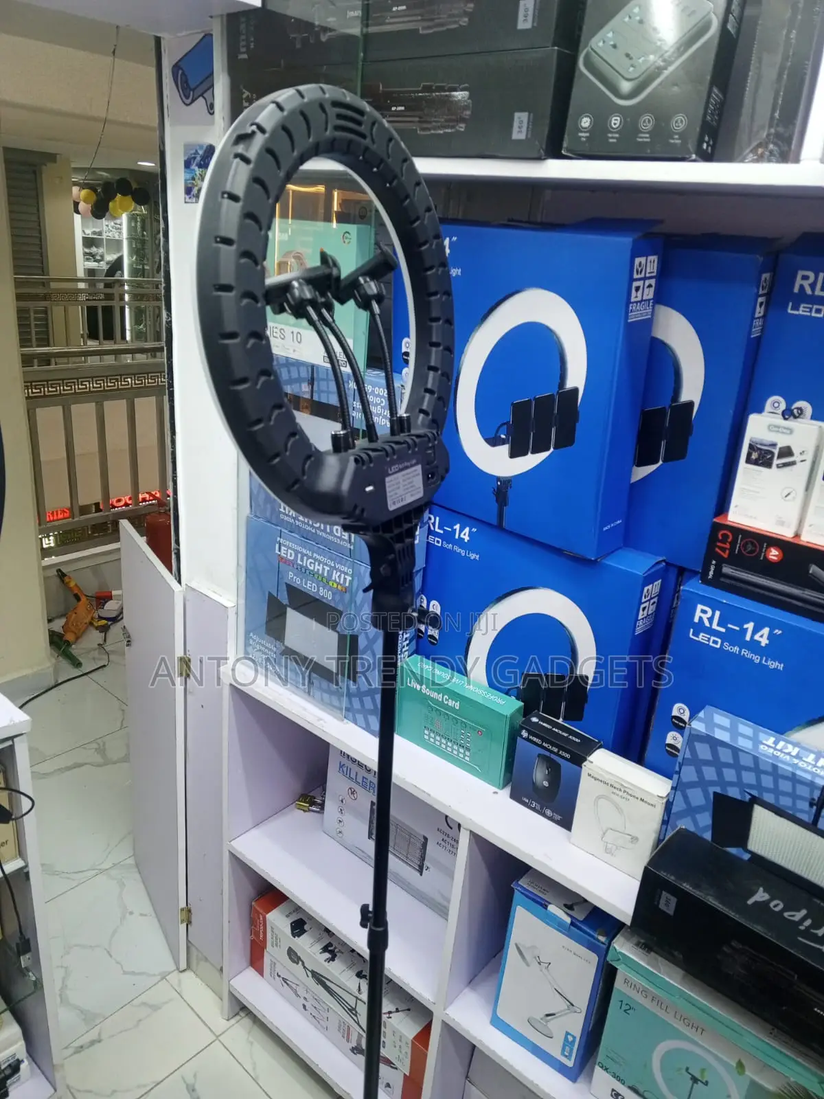 Rl-14 14" Soft Led Ring Light With Adjustable Tripod Stand