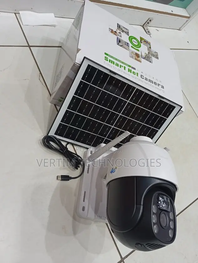 Solar PTZ Camera V380 Single Lens Rotating Camera 4g