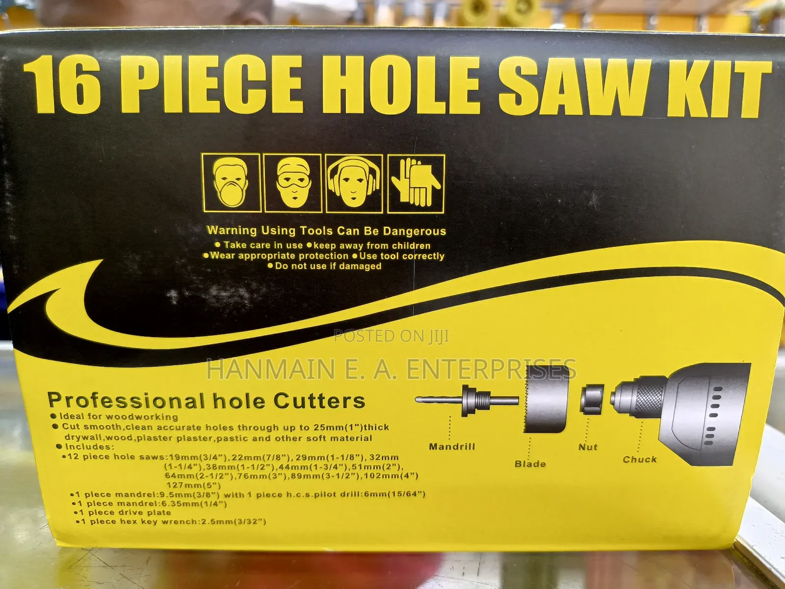 High Quality 16-Pieces Hole Saw Kit Designed for Professional Hole