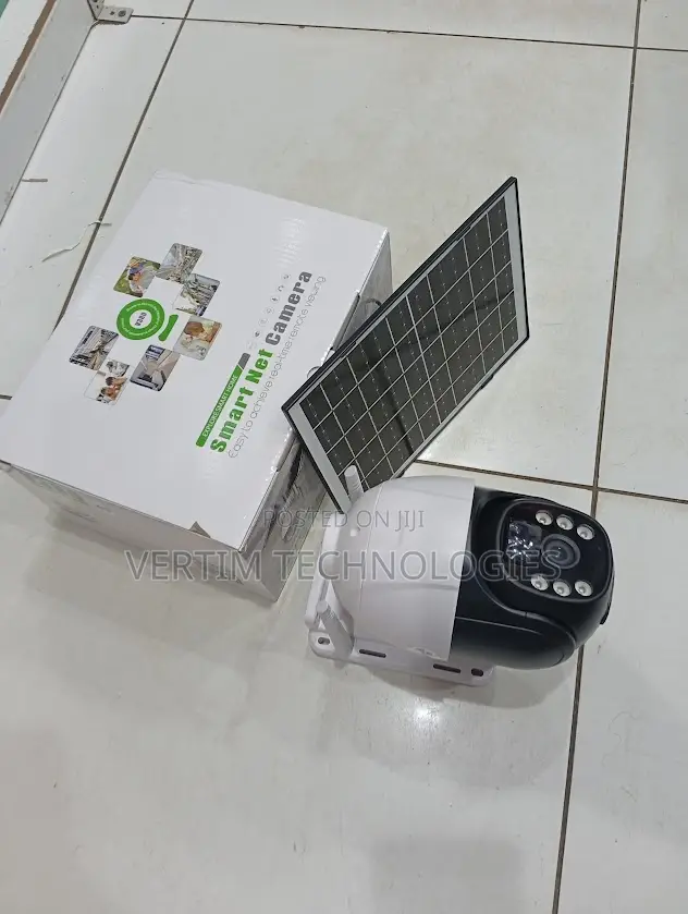 4g V380 Single Lens Solar Camera With 2 Way Audio