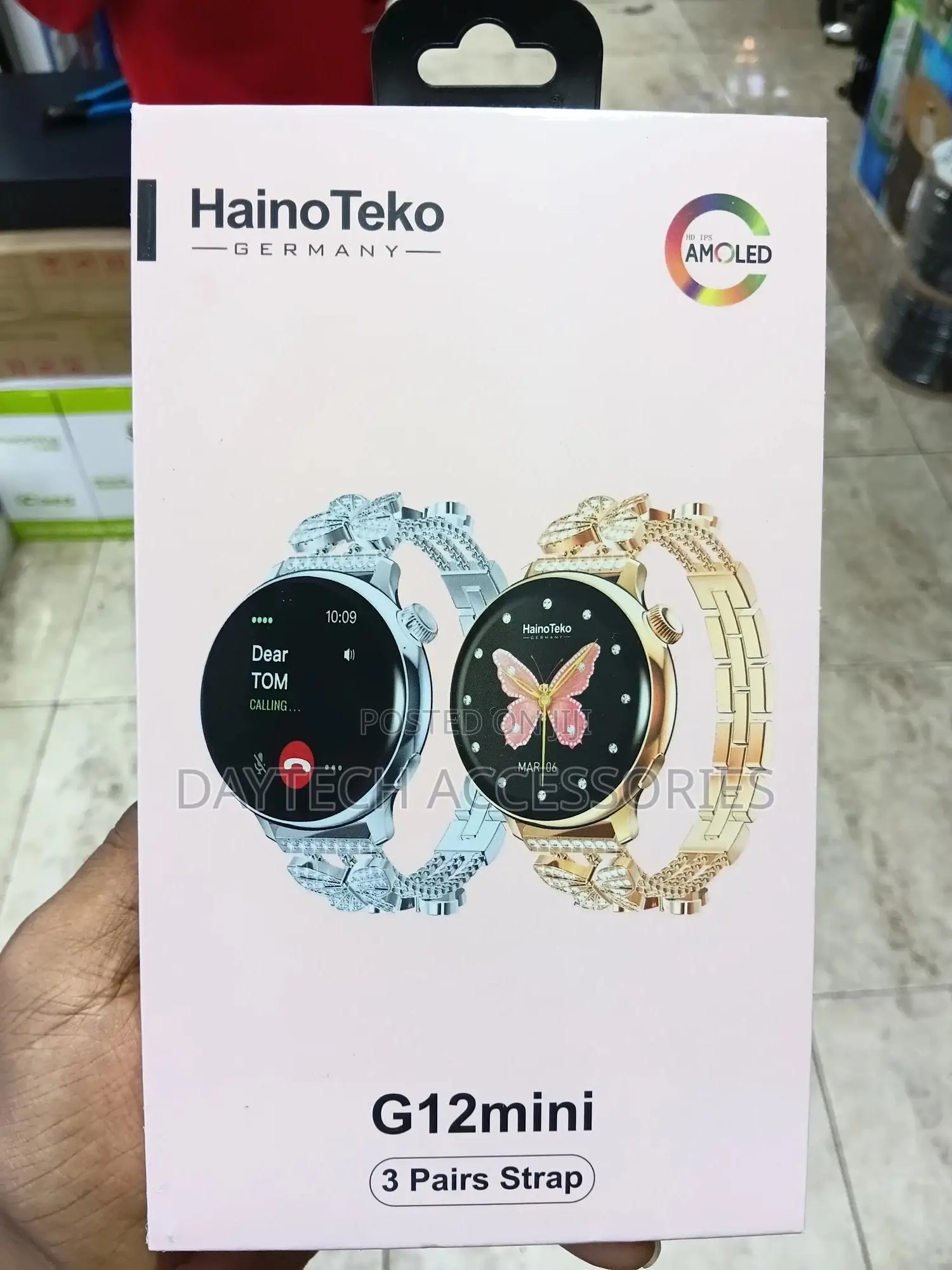 Haino Teko Germany G12 Mini Smart Watch for Women Gold