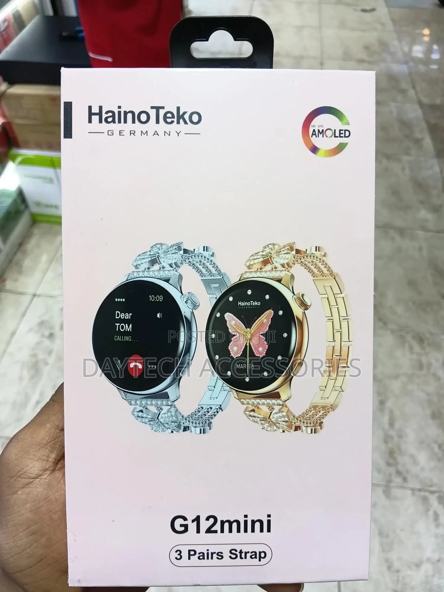 Haino Teko Germany G12 Mini Smart Watch for Women Gold