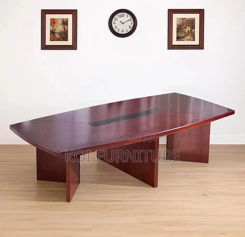 Office Table : 8–10 Seater Mahogany Office Boardroom Table