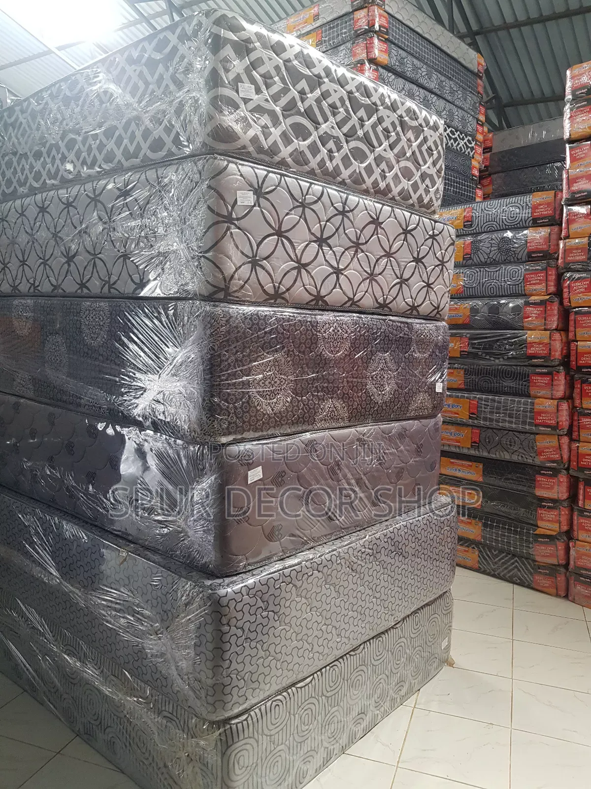 6×6 Heavy Duty 16inches Quilted Mattress