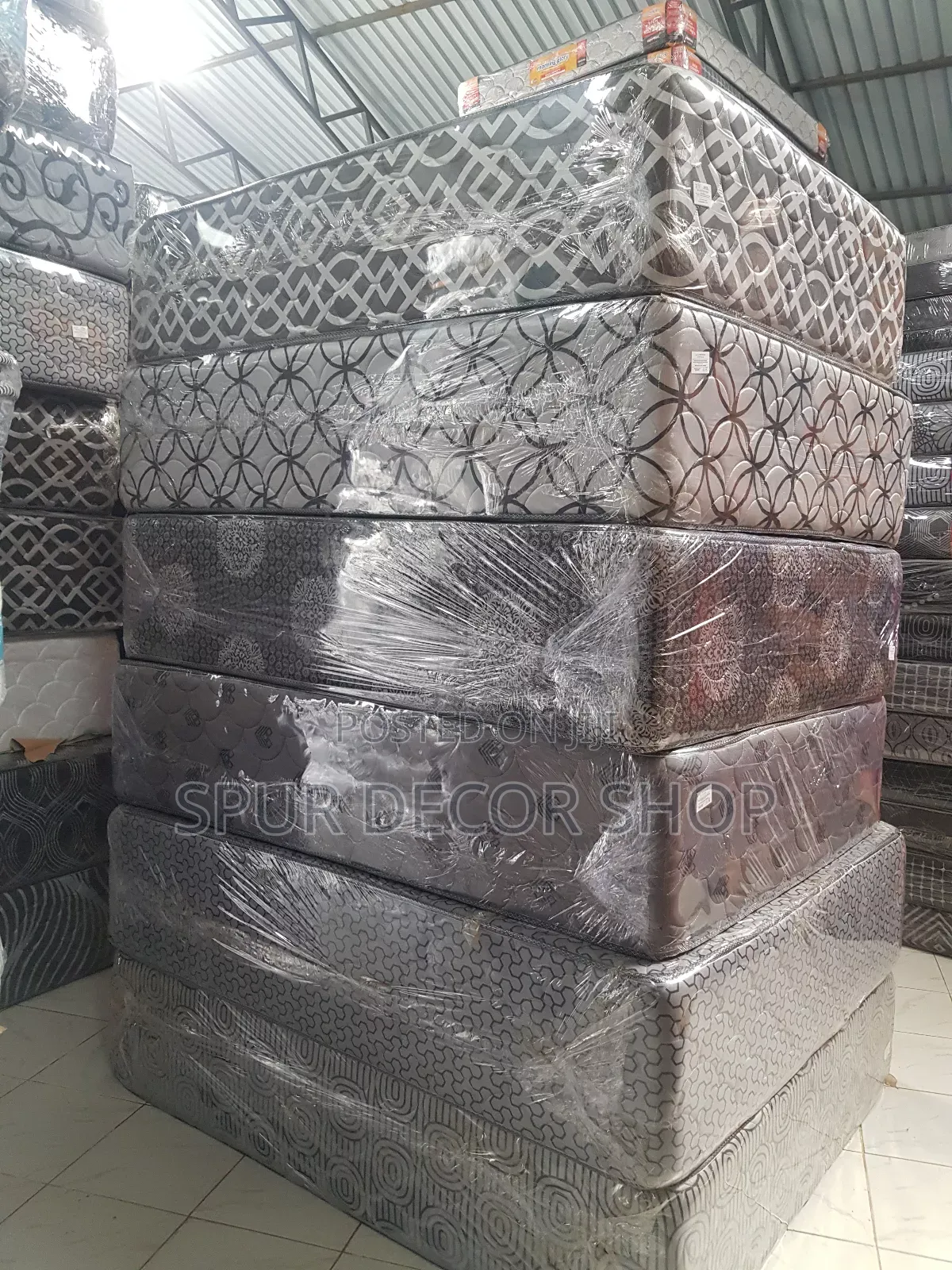6×6 Heavy Duty 16inches Quilted Mattress